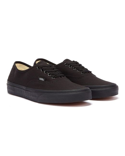 Vans Black Authentic Canvas True Trainers