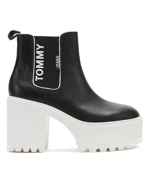 tommy hilfiger roxy faux leather chelsea boot