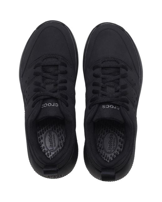 CROCSTM Black On The Clock Work Trainers