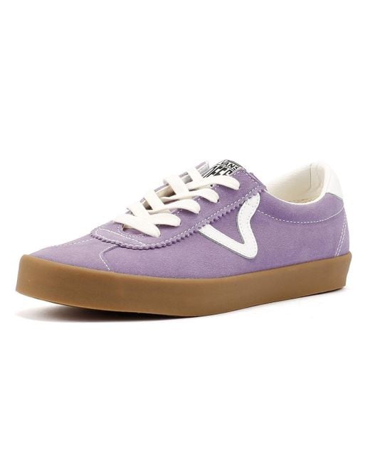 Vans Purple Sport Low Suede Haze Trainers