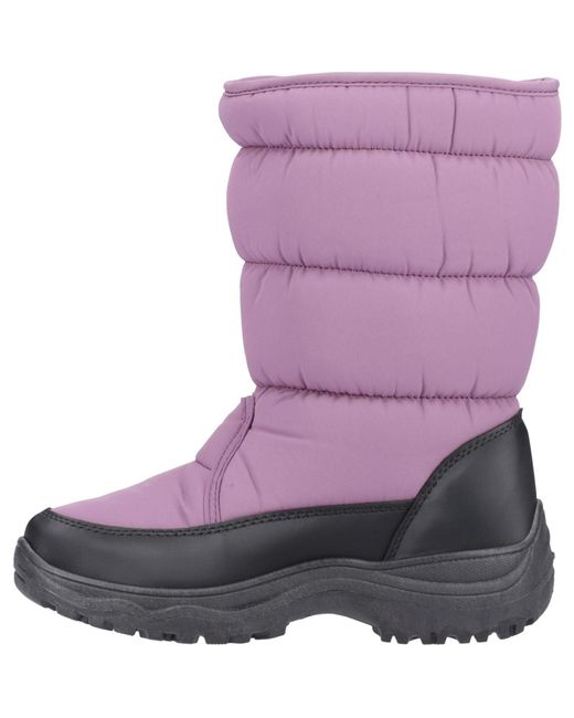 Cotswold Purple Welland Textil Winterstiefel