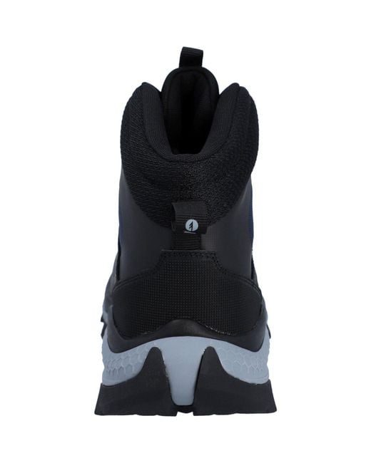 Hi-tec Blue Infuse Mid Polyester /Spellbound/Acid Lime Hiking Boots for men