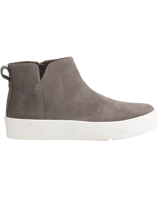 TOMS Gray Verona Mid Ankle Boots