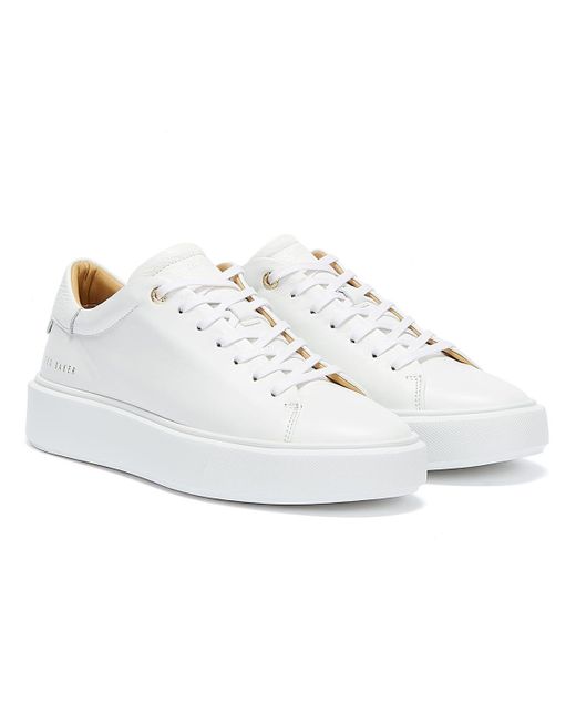 Ted Baker White Yinka Trainers