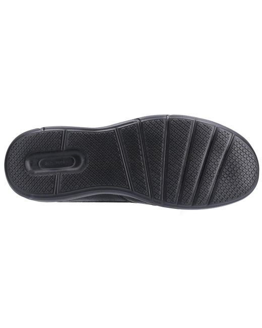 Hush Puppies Black Aaron Leder Mokassins