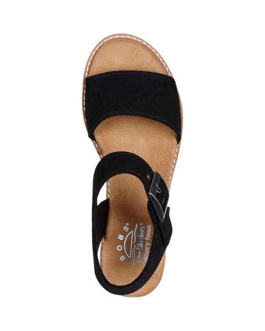 Skechers Blue Desert Kiss Serendipitous 114147-Blk Buckle Shoe