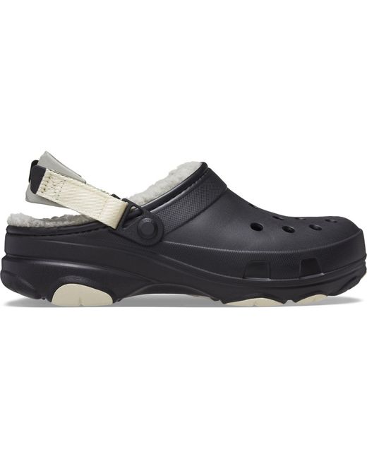 CROCSTM Black All Terrain Lined Eva Clogs for men