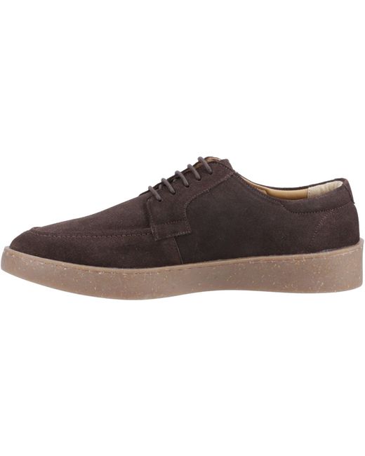 Hush Puppies Brown Rafael Suede Moccasins Shoes for men