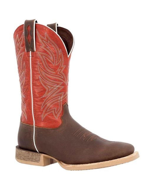 Durango Brown Rebel Pro Leather Worn/Chili Pepper Boots for men