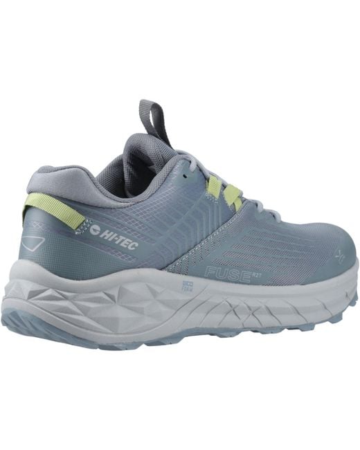Hi-tec Blue Fuse Trail Low Synthetic Mesh Dark Slate/Stormy Weather Trainers for men