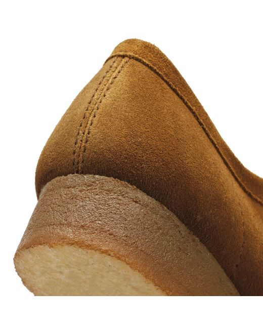 clarks mens brown slip on shoes