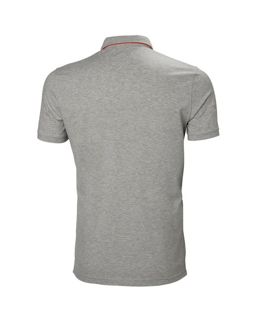 Helly Hansen White Workwear Kensington Cotton Polo Shirt for men