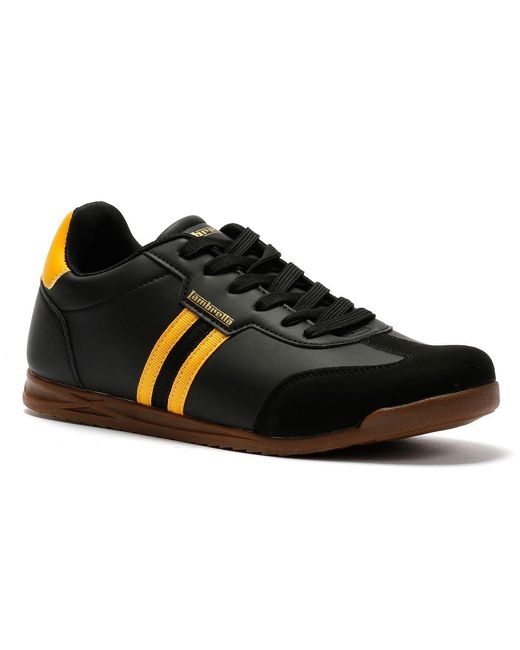 Lambretta Blue Tackle Trainers for men