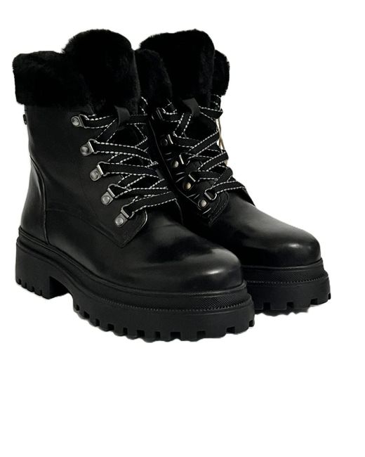 Osprey Black The Budapest Leather Boots