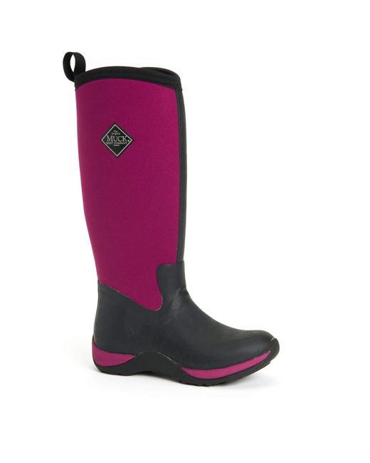 Muck Boot Purple Arctic Adventure Synthetic/ Wellington Boots