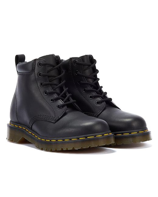 Dr. Martens Black 939 Ben Sole Greasy Leather Boots