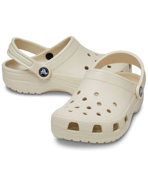 CROCSTM Metallic Toddler Classic Croslite Rubber Bone Clogs