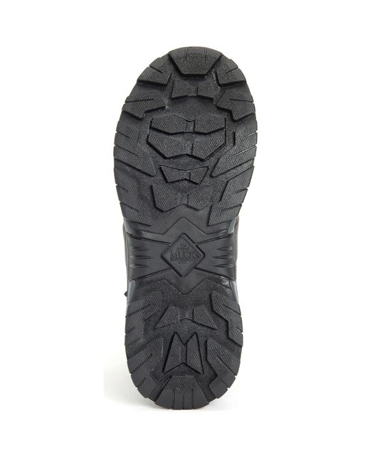 Apex Mid Zip Bottes De Pluie En Caoutchouc Noir/Sombre Shadow En Français. Muck Boot en coloris Black