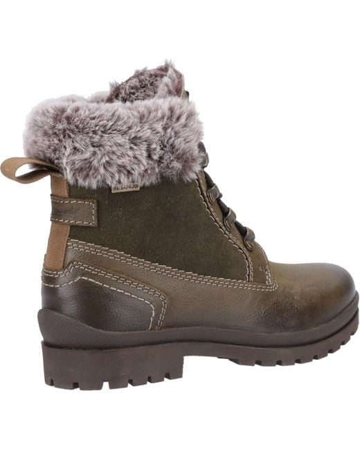 Cotswold Brown Evenlode Leder Winter Knöchelstiefel