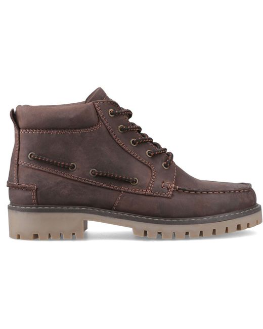 Sperry Top-Sider Brown Baltimore Leather Ankle Boots for men
