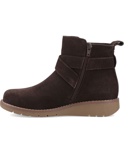 Hush Puppies Brown Lyra Suede Boots