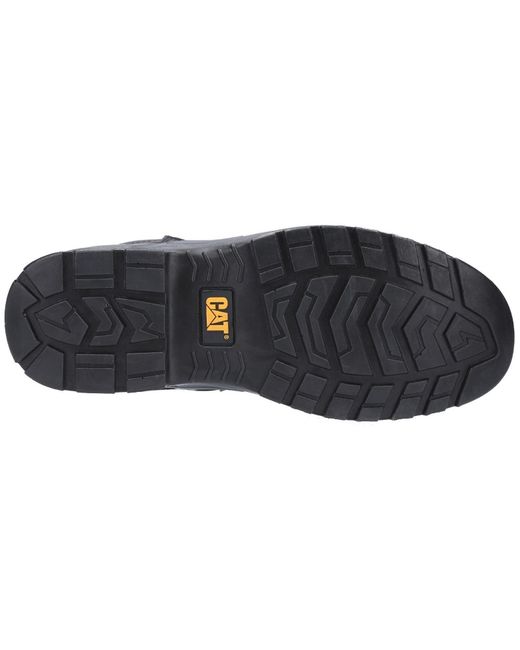 CAT Safety Black Caterpillar Striver Leather Safety Boots