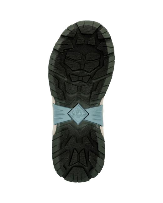 Muck Boot Green Apex Mid Zip Rubber Wellington Boots