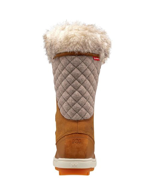 Helly Hansen Sport Brown Garibaldi Leather New Wheat/Dark Khaki Winter Mid Calf Boots