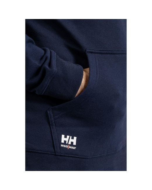 Helly Hansen Blue Workwear Manchester Hoodie for men