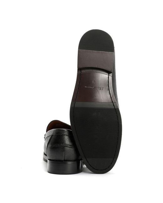 Ben Sherman Hester Leather Men's Black Loafers - Uk 11 for men