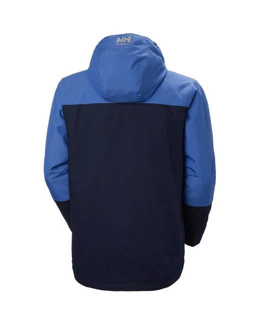 Helly Hansen Blue Oxford Winter Jacket for men