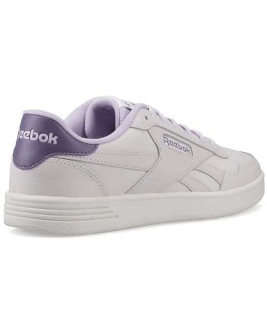 Reebok Gray Court Advance Synthetic Luxegrey/Dig Gleam/Purplefus Trainers