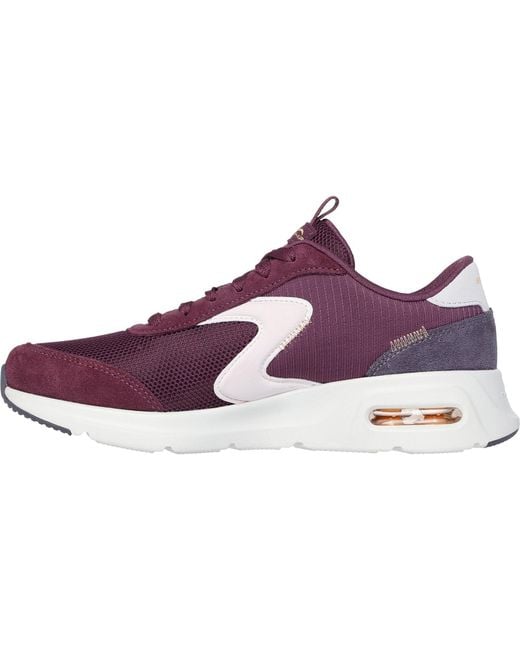 Skechers Purple Skech-Air Court Air Wave 150076-Bumt/Multi Lace Up Shoes