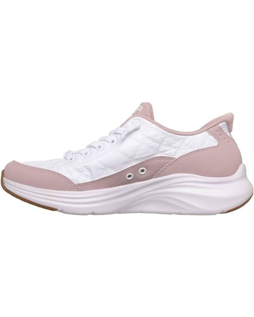 Skechers White Contour Foam Cozy Fit Trainers