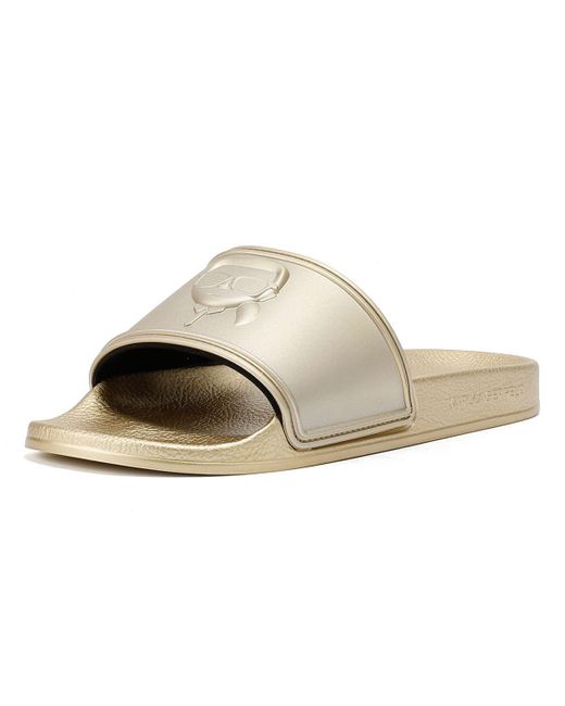 Karl Lagerfeld Natural Kondo 2.0 Karl Nft Damen Pantoletten