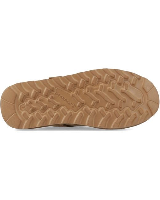 BEARPAW Natural Moxie Suede Coffee Slippers