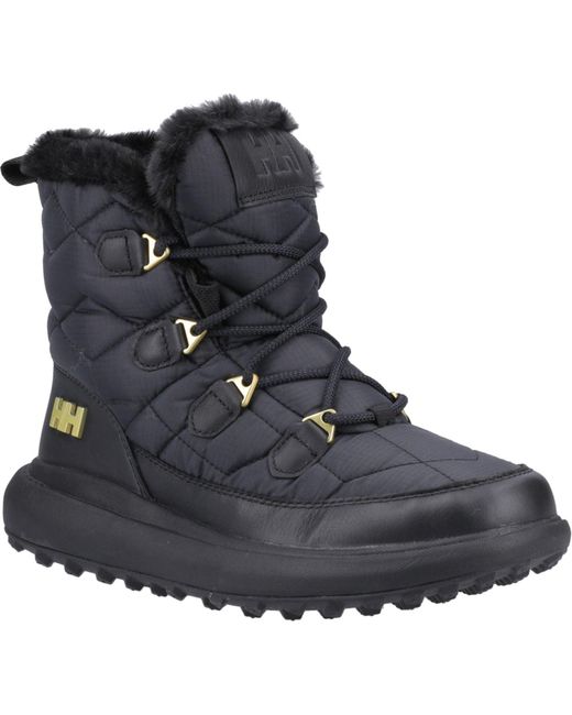Helly Hansen Sport Blue Willetta 2 Mid Leather Winter Mid Calf Boots