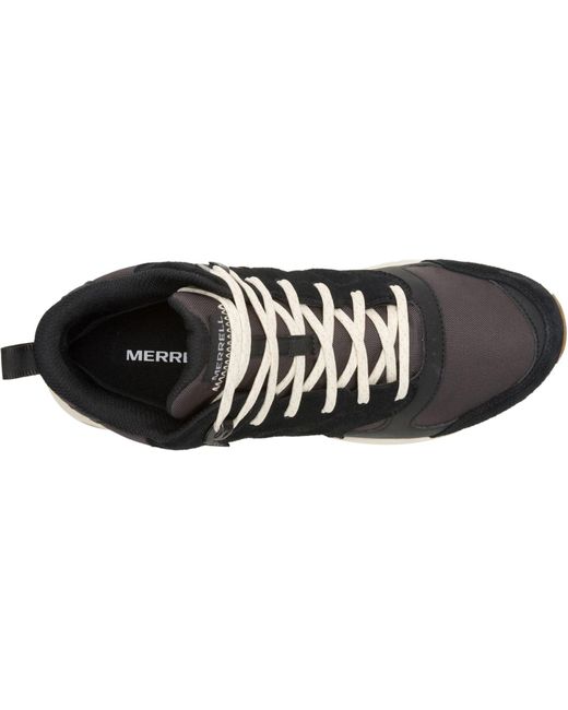 Merrell Black Tempo Sol Mid Suede Coal Hiking Boots