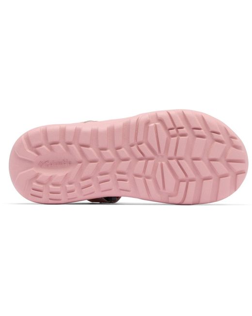 Columbia Pink Peakfreak Roam Sandal Polyester Eraser/Mocha Sandals