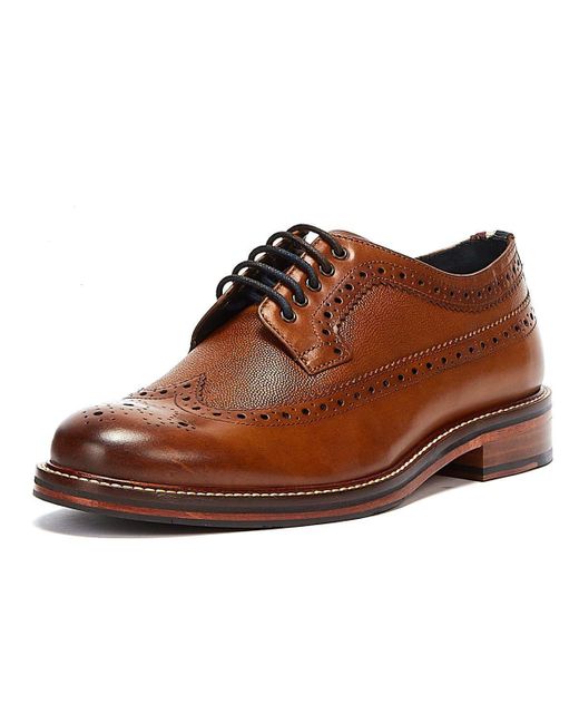 Ben Sherman Archie brogue braune schuhe in Brown für Herren