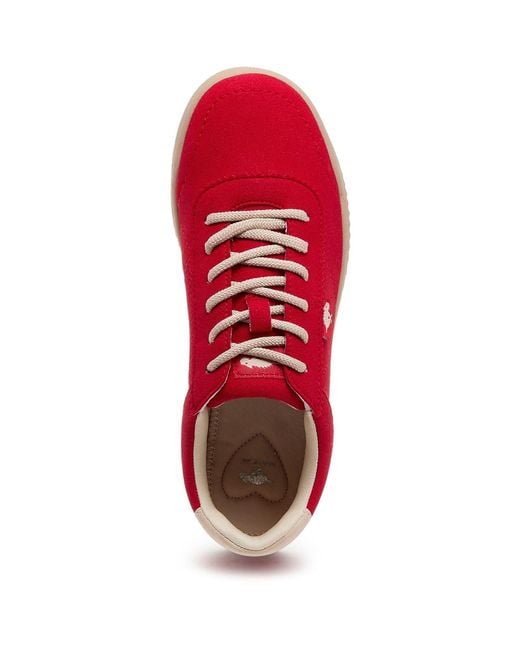 Rocket Dog Red Bertie Pella Textile Trainers