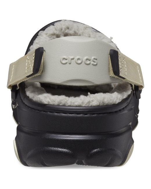 CROCSTM Black All Terrain Lined Eva Clogs for men