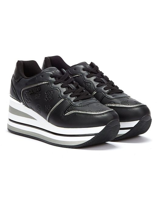 Guess Hektor Trainers in Black - Save 2% - Lyst