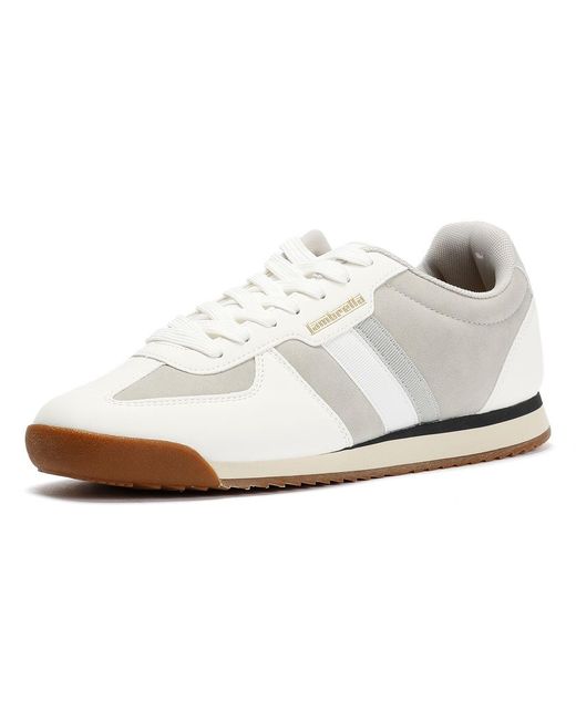 Lambretta White Diego Trainers for men
