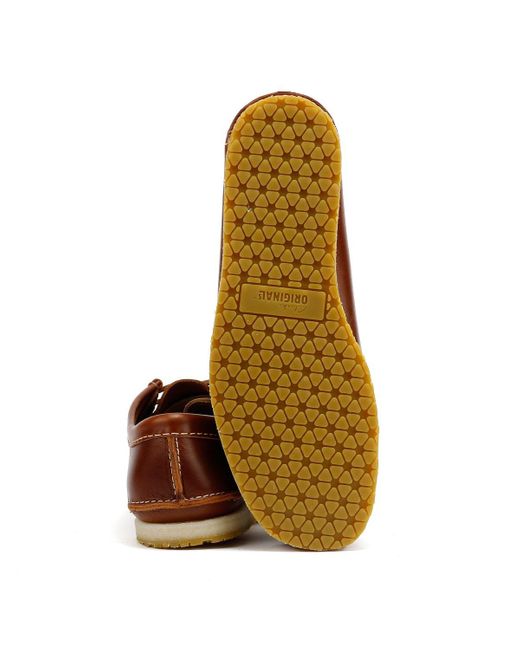 Clarks Godney Lace Schnürschuhe Aus Leder in Brown für Herren