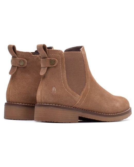 Hush Puppies Brown Maddy Suede Boots