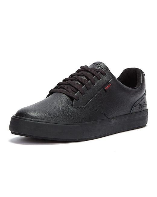 Tovni Tumble Leather Chaussures Noires Kickers pour homme en coloris Black