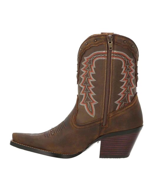 Durango Brown Crush Leather Pecan Boots