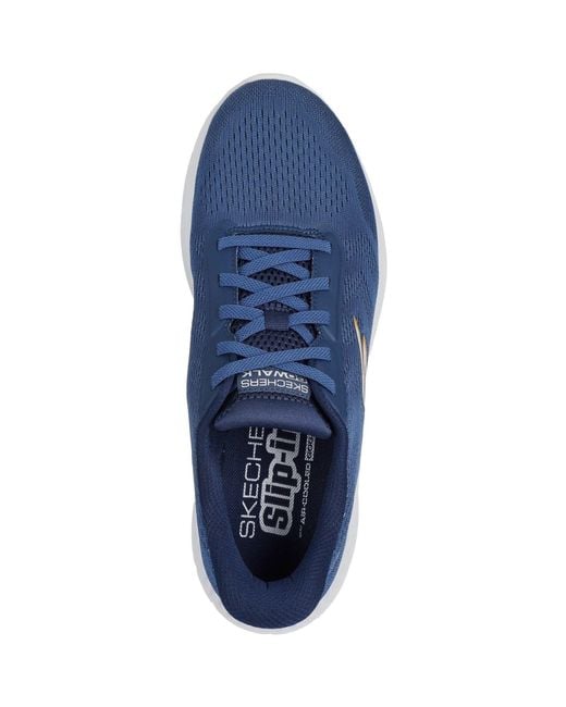 Skechers Blue Go Walk Now Payton Trainers for men