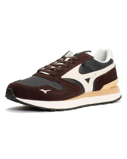 Mizuno Brown Rb87 Wildleder Sneakers